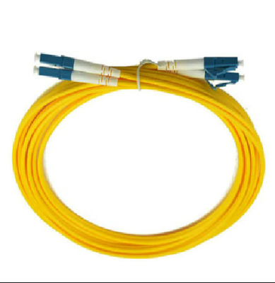 Lc a la fibra a dos caras Jumper Durability del cable del remiendo de la fibra del solo modo del Lc